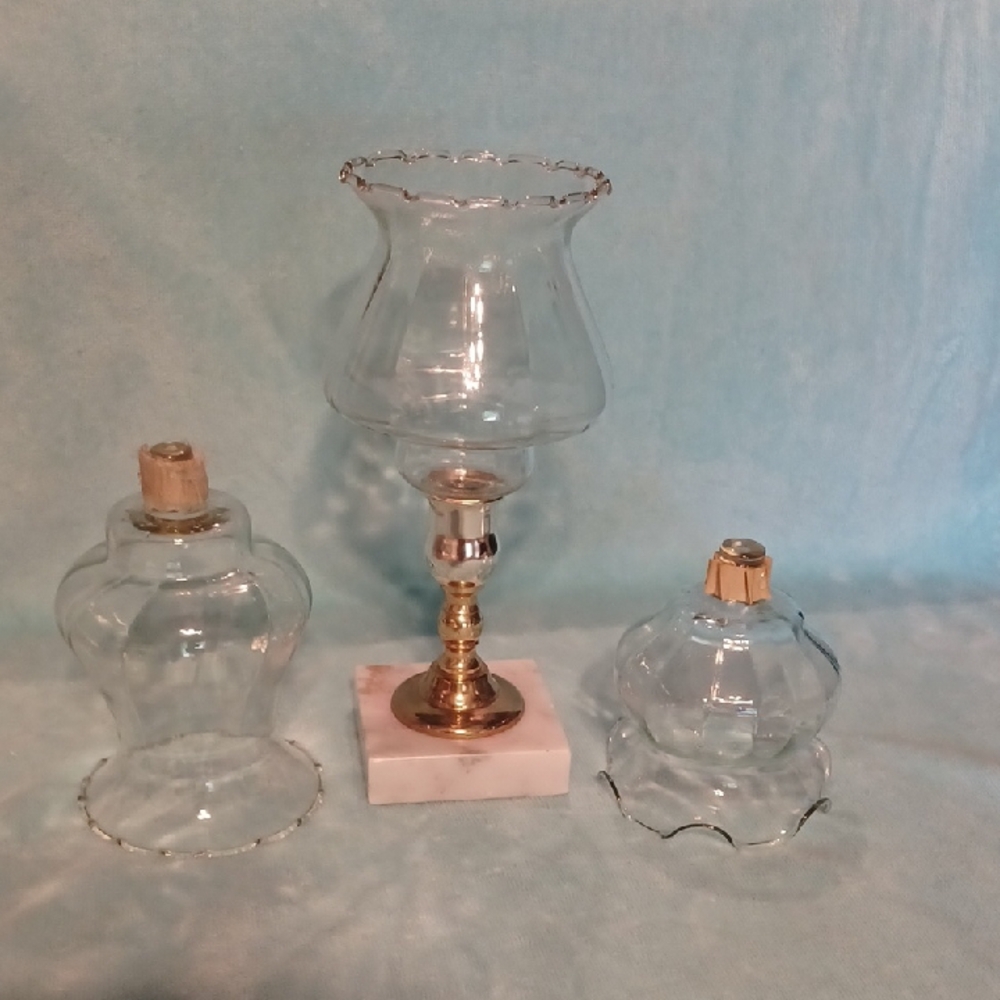 Home Interiors Glass Votive Cups 3 Different Sizes Clear Glass